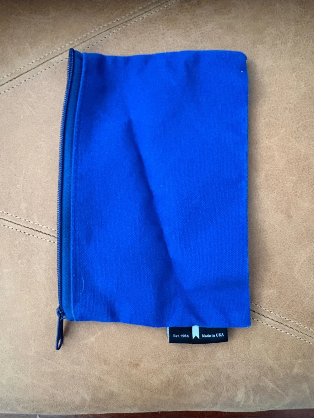 Out of Print Blue and Black The Great Gatsby Canvas Pouch
